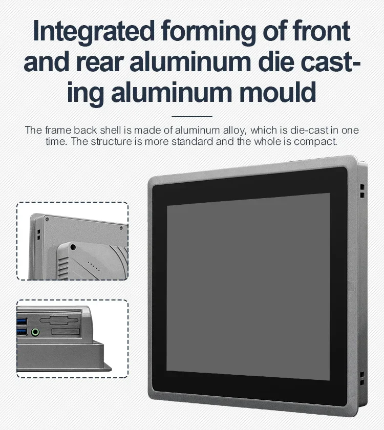 touch panel industrial pc 10.4 12.1 15 17 19 inch LCD Panel PC Wall mount android industrial panel pc