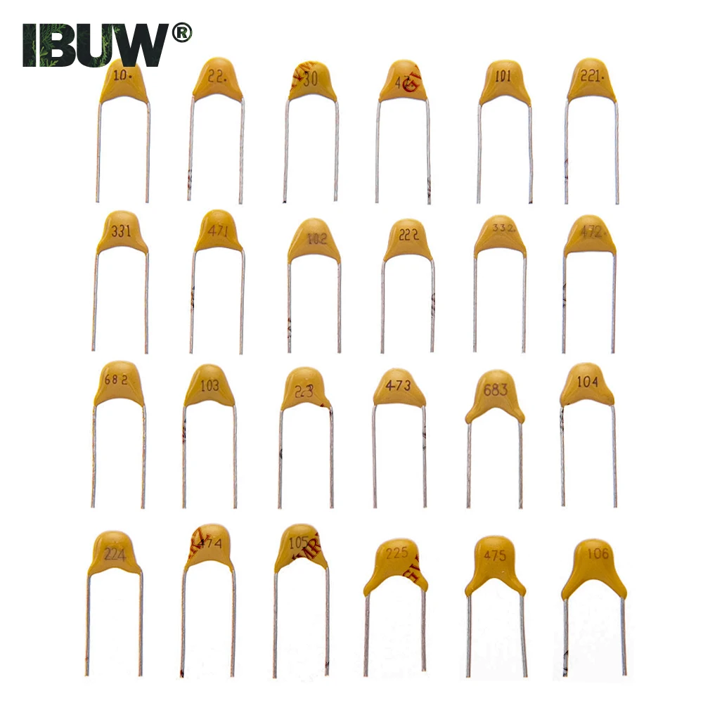 50V Monolithic Ceramic Capacitor DIP Type Assorted Values 10pF–10uF Through Hole Electronic Component
