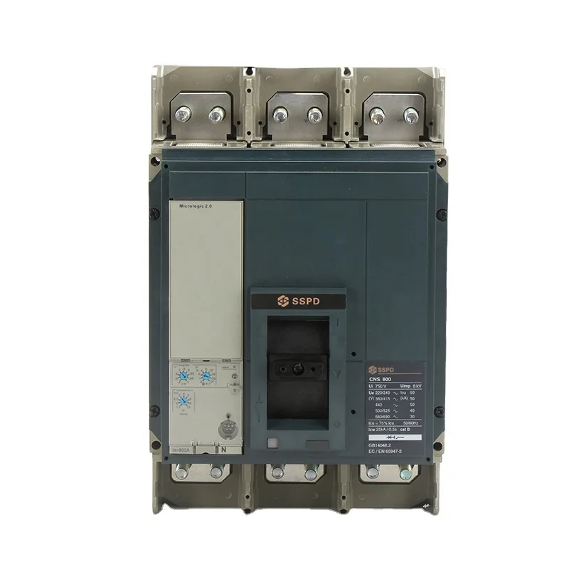 CE Approved Electrical Breakers MCCB 3P 800A 1250A 1600A AC