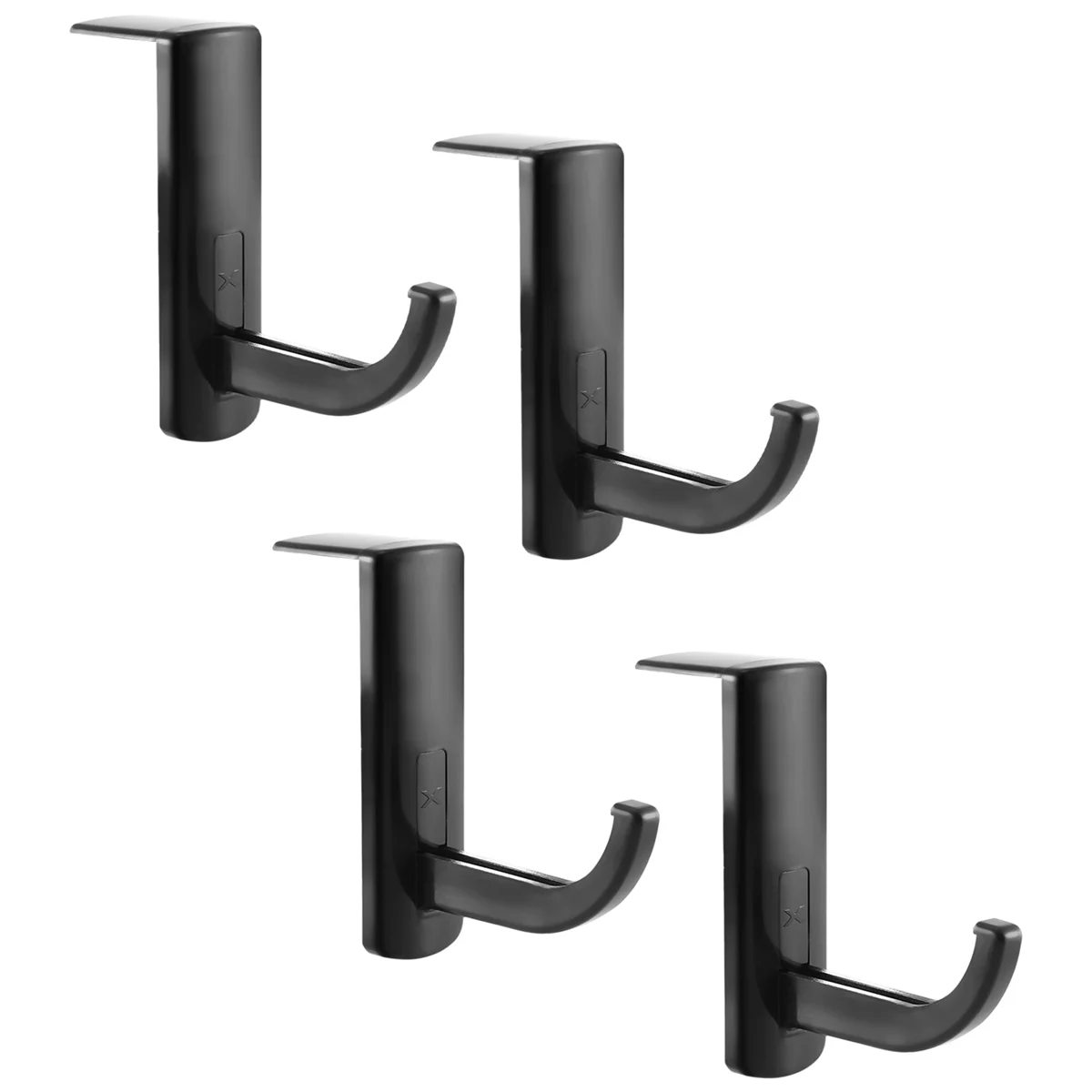 4 Pack Headset Hanger Headphone Hanger Headset Stick-on Hook Headset Stand Desktop Stand Table Cell Phone Holder