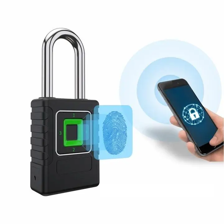 IP65 Waterproof Fingerprint Password PadLock Ttlock App Manage Bag Luggage Truck Locker Suitcase Smart Padlock