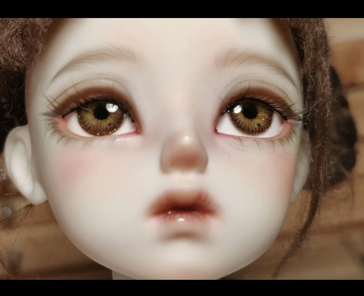 عيون دمى MDD MSD مصنوعة يدويًا بتصميم “قهوة بعد الظهر” مقاس 1/4 و1/6 لدمى BJD، عيون آمنة، زوج واحد، شحن مجاني