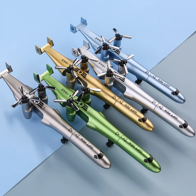 30pcs/lot Creative Helicopter Shape Gel Pen Cute 0.5mm Neutral Pen School writing Supplies Promotional Gift