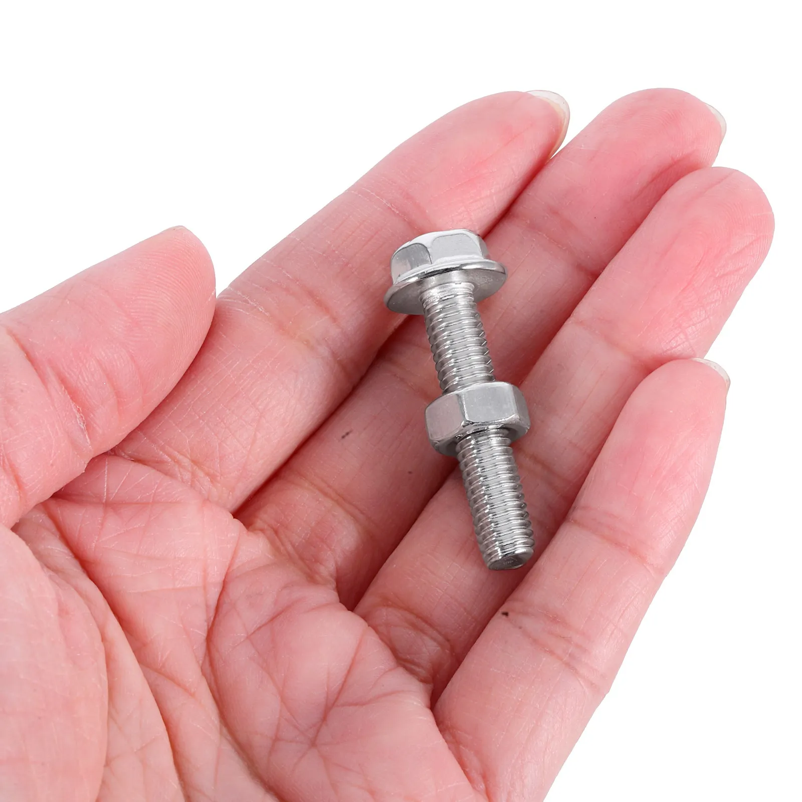 2Sets Stainless Steel Hexagon Socket Bolts Nuts Set Heavy Duty Locking Screws Outdoor Use Multi Application Hardware Kit