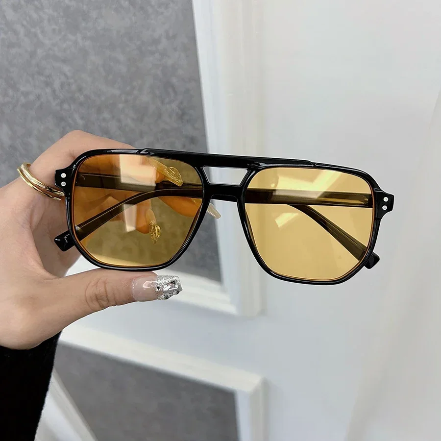 Brand Square Sunglasses Women Men Fashion Classic Sun Glasses Female Male Designer Mirror Outdoors Travel Shades Oculos De Sol