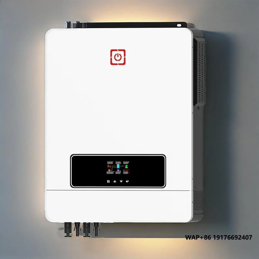 Home Solar Power System Inverters PV MPPT Charge Controller Inverters Pure Sine Wave Hybrid Off-grid Solar Inverter 10.2KW