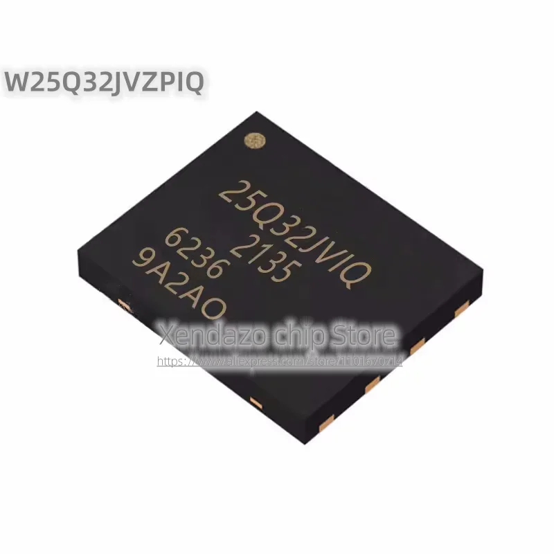 10 قطعة/الوحدة W25Q16JVZPIQ W25Q32JVZPIQ W25Q64JVZPIQ W25Q128JVPIQ WSON-8 حزمة الأصلي حقيقية شريحة الذاكرة