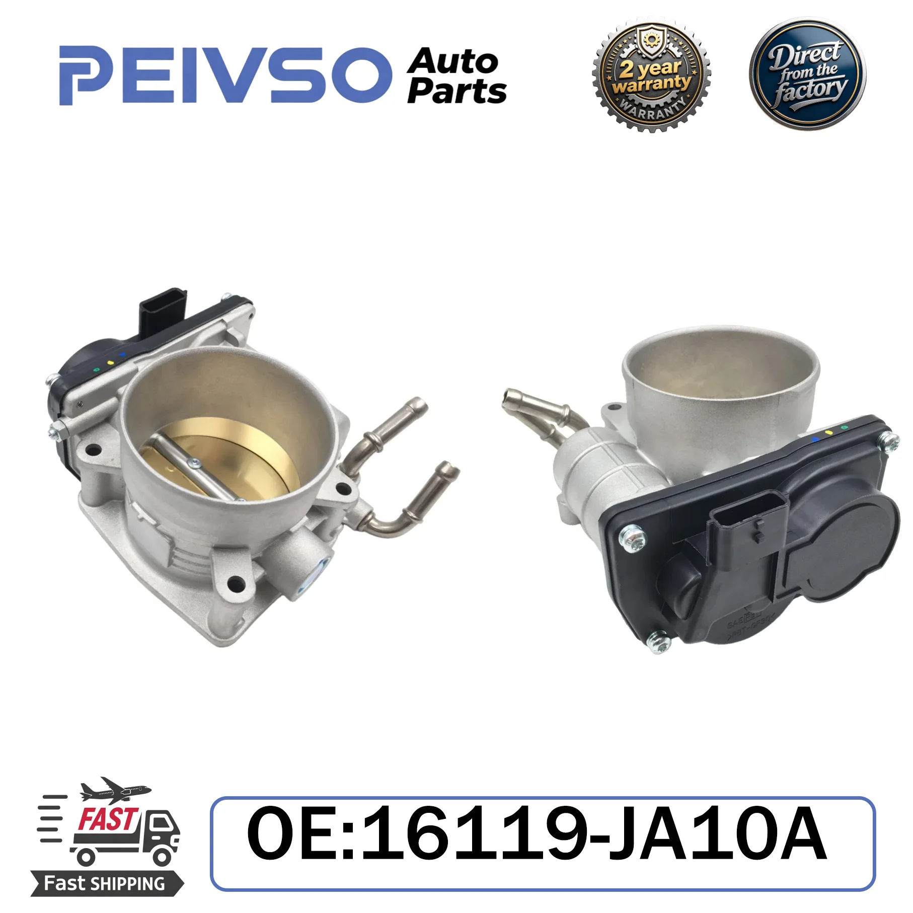 

PEIVSO 16119-JA10A Throttle Body For Nissan Altima Pathfinder Quest Murano Infiniti QX60 JX35 3.5L V6 16119JA10A