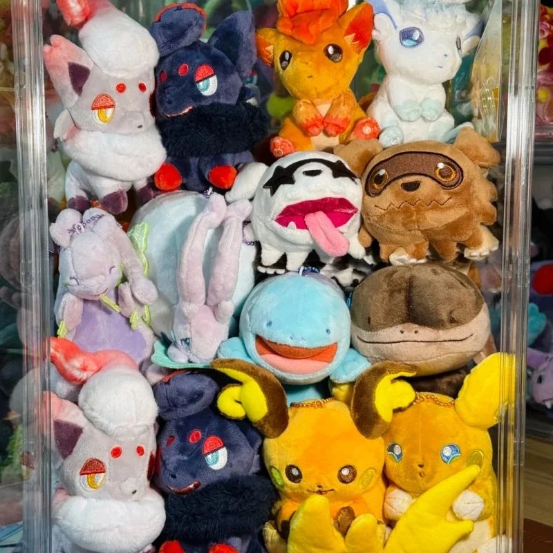 

Оригинальные карманные монстры, плюшевые игрушки, милые Zorua Ditto Swablu Cinccino Jolteon Turtwig Flareon, магнитная наклейка, подвеска на магните