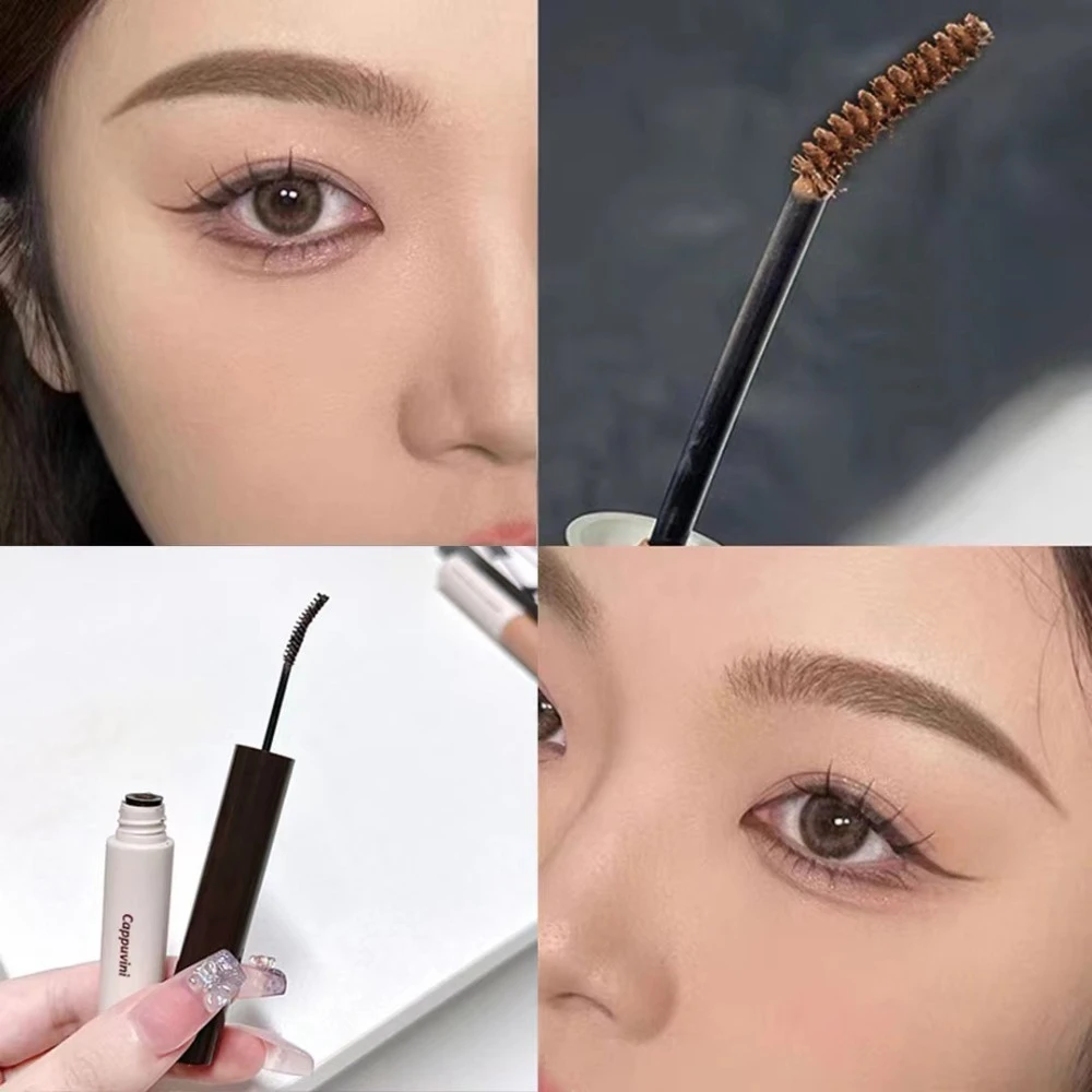 Crema per sopracciglia tintura naturale a lunga durata Asciugatura rapida Gel colorante impermeabile Tinta Marrone Grigio Sopracciglia Esaltatori Cosmetici per il trucco