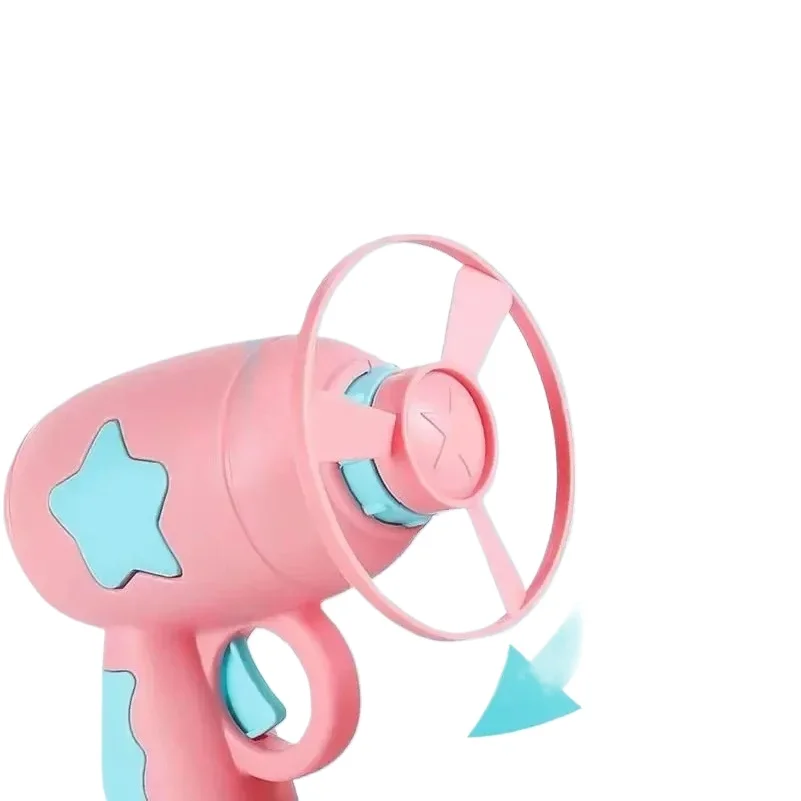 Funny Cat Toy Interactive Launch Pet Training Toy For Kitten Mini Flying Disc Shooting Gun Chasing Games Cat Toys Pet Supplies