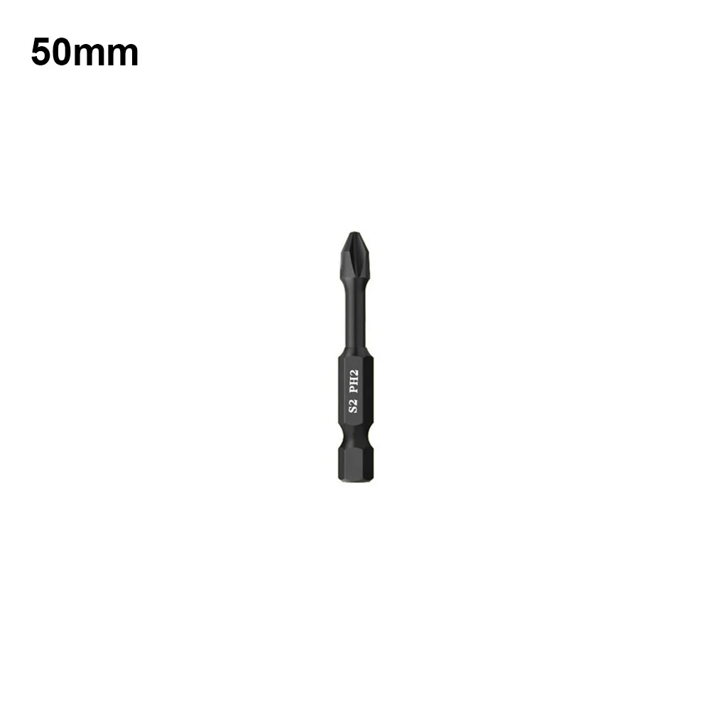 High Hardness Magnetic PH2 Electric Cross Screwdriver Bit for Easy Penetration into Steel Plates Wood And More 25 150mm