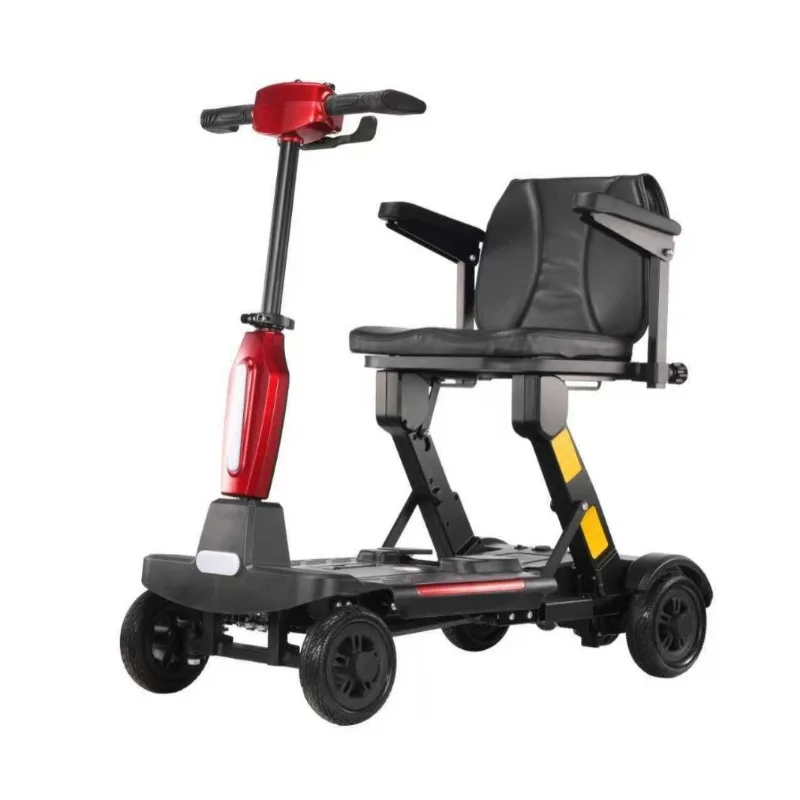 elderly scooter, folding three-wheeled electric scooter, disabled moped