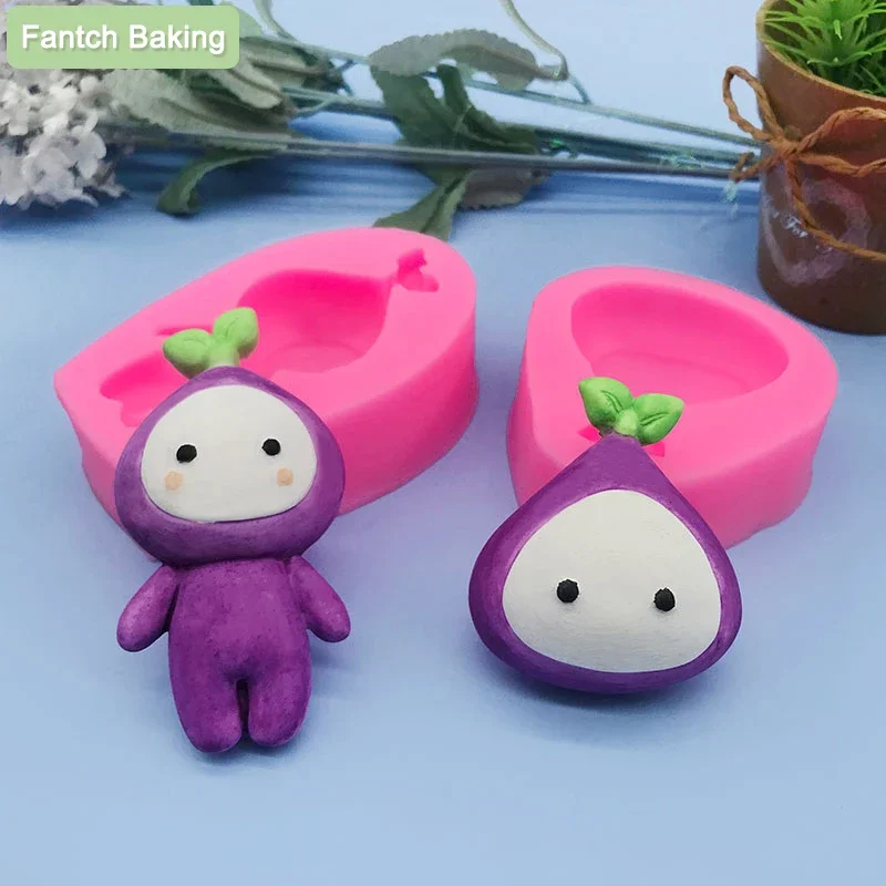 

Cartoon Baby Shaped Keychain Casting Silicone Mold for DIY Key Chain Pendant Crystal Epoxy Resin Molds Craft Jewelry Making Tool