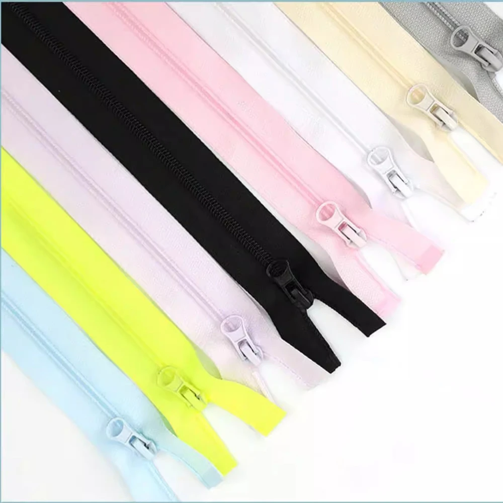 

1/5Pcs 3# 40cm 50cm 60cm 70cm 80cm Nylon Zipper Open-End Zipper Bag Jacket Closure Sewing Zips Repair Accessories