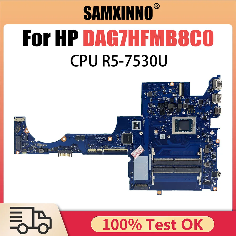 

DAG7HFMB8C0 Mainboard For HP Envy 15-EP M46331-001 M46331-601 Laptp Motherboard with CPU R5-7530U 100% Test OK