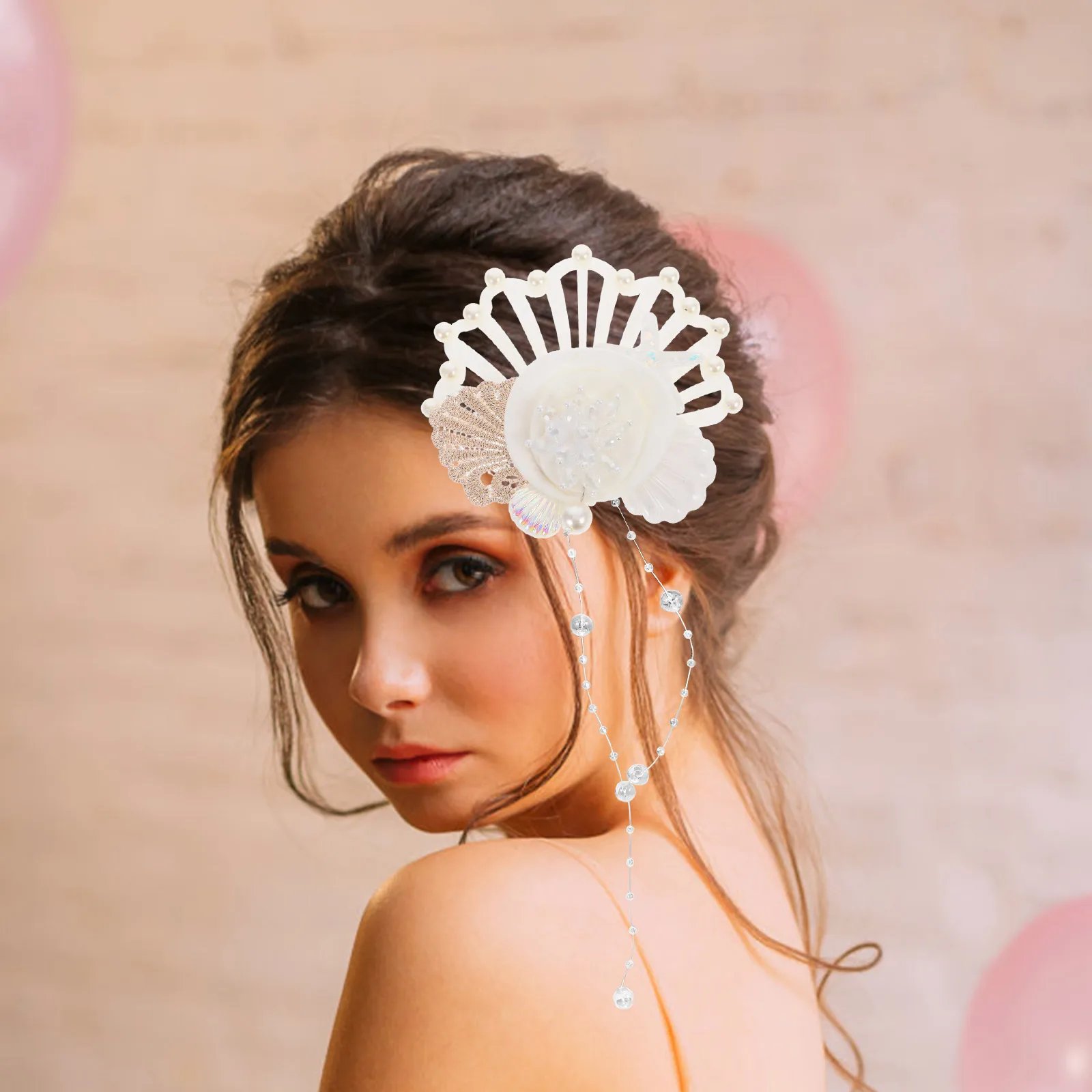 

Seashell Hair Clip Hollow Design Girls Accessories Cute Decorative Beach Party Prom Photos Safe Materials Lightweight