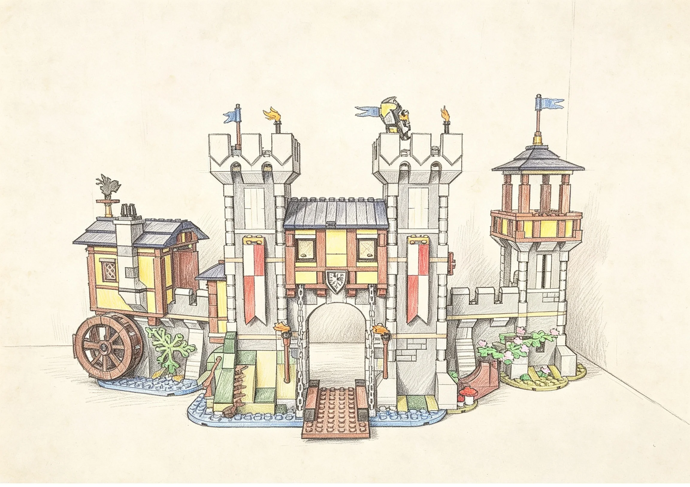 1426pcs-2026-home-decor-3-in-1-medieval-castle-compatible-building-blocks-adult-gift-christmas-birthday-gift