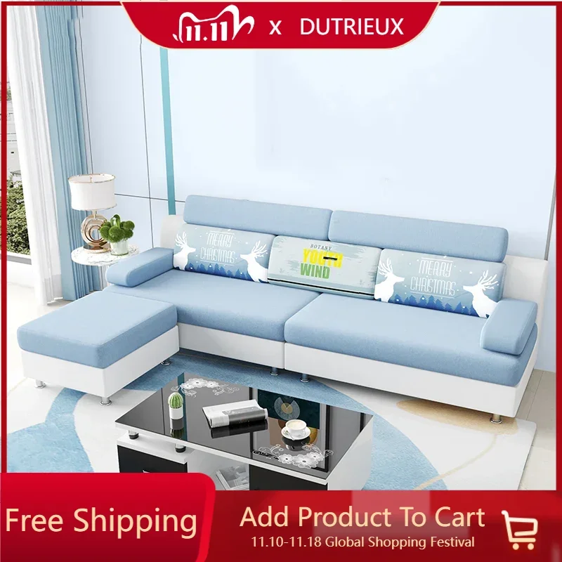 

Simple Waterproof Couches Soft Comfortable Foam Designer Living Room Sofa Modern Lounge Wood Divano Letto Furniture Living Room