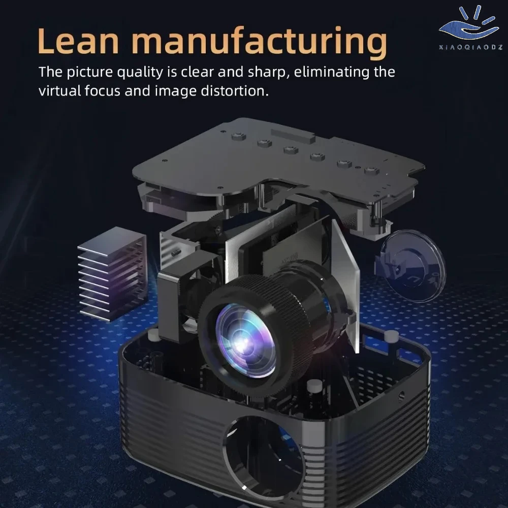 Mini Portable Projector Home Theater Smart TV LED Video Support 4k 1080P Movie Screen Android Car Outdoor Game Mobile Pocket