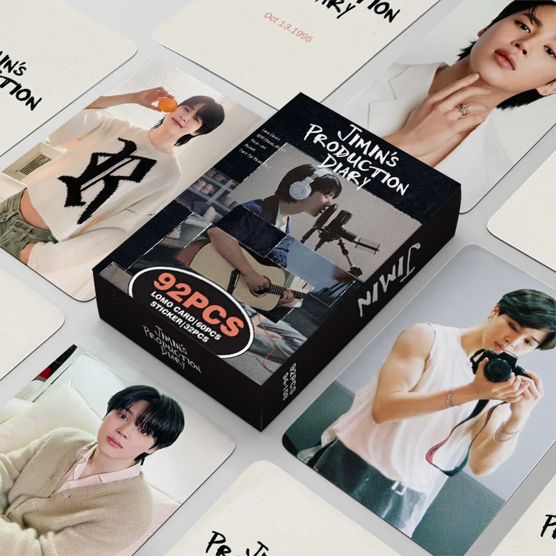 プレミアム JIMIN SOLO プロダクション ダイアリー ホログラフィック フォトカード セット – 限定版アイドルグッズ
