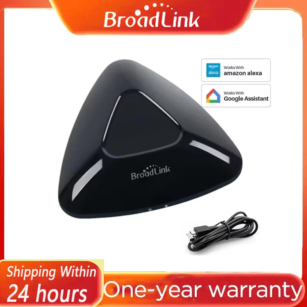 

Broadlink RM MAX smart home hub Wi-Fi BLE universal remote for IR RF devices TV AC fan blinds compatible with Alexa Google Home