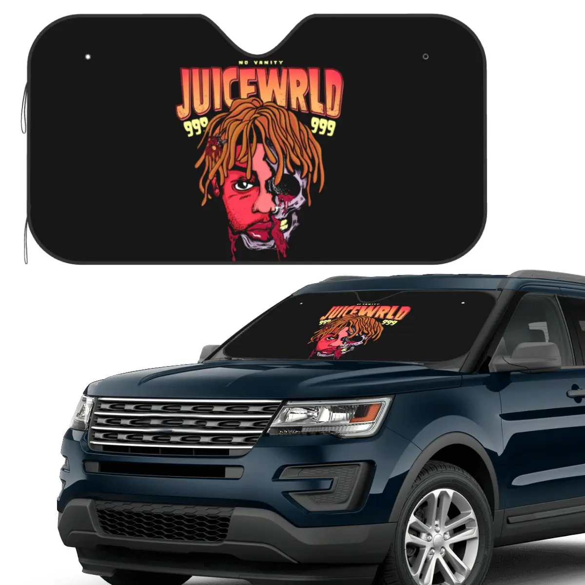 

Juice Wrld (2) Sunshade Windscreen Car Front Windshield Window Sun Visor Accessories Covers