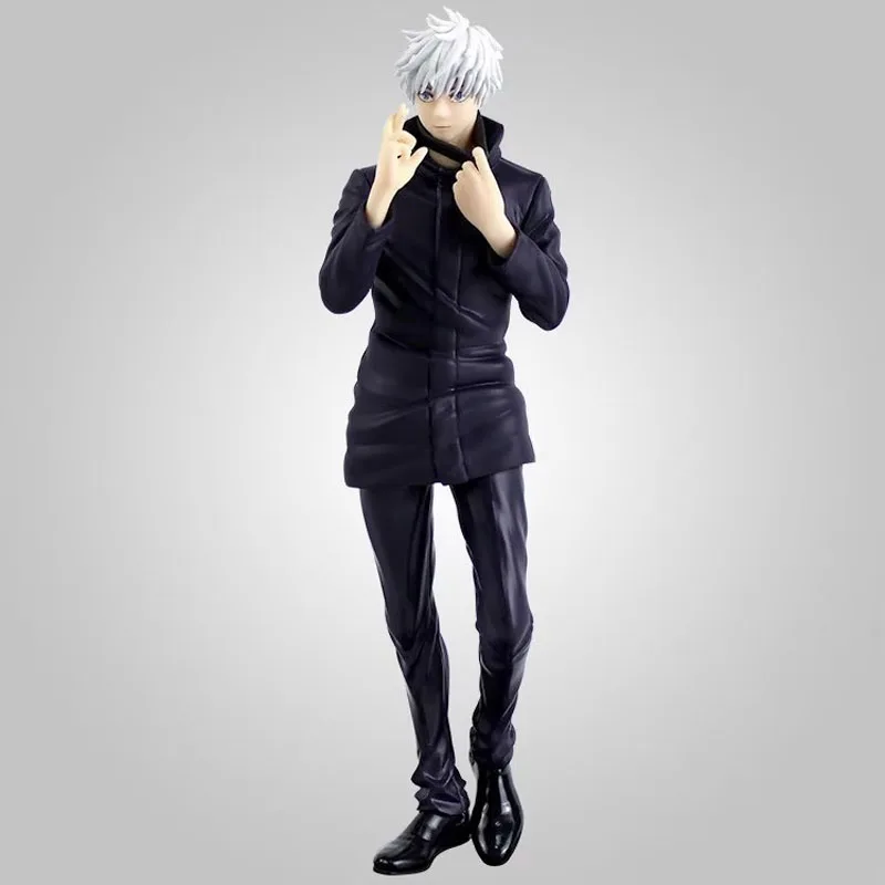 19cm Anime Jujutsu Kaisen Figur Stehende Haltung Gojo Satoru Statue PVC Action Sammlung Ornament Puppe Modell Spielzeug Geschenk
