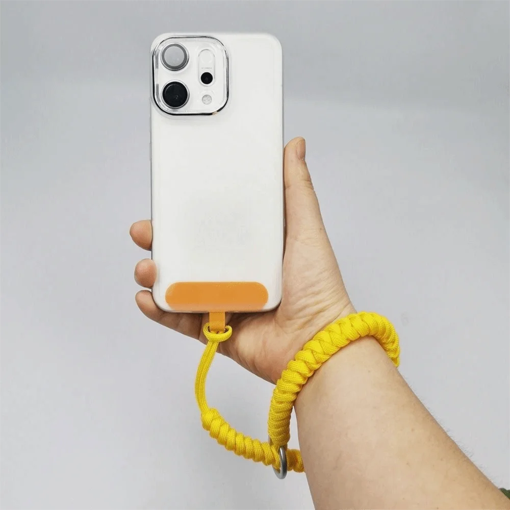 Portable Handmade Woven Mobile Phone Wristband Round Rope Anti-lost Mobile Phone Strap Mobile Phone Lanyard Accessories
