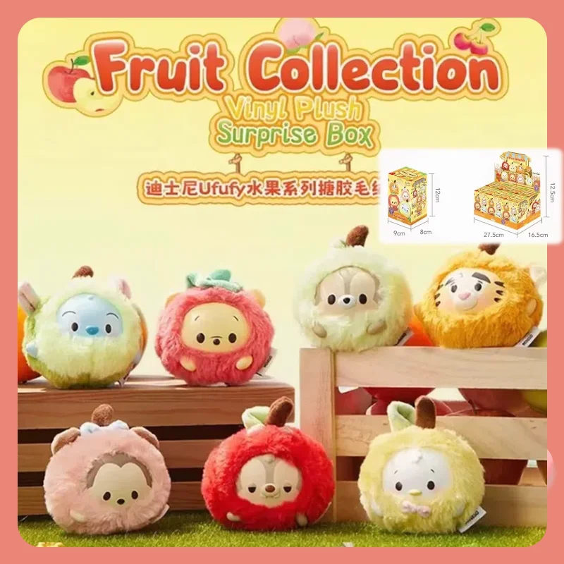 

Мультяшная стежка Ufufy, коллекция фруктов, плюшевая виниловая слепая коробка, милая кукла, сумка, декор, подвеска для девочек, подарок-сюрприз, модная игрушка
