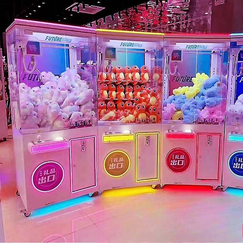 

Fully transparent hanging doll machine large commercial clip doll machine blind box