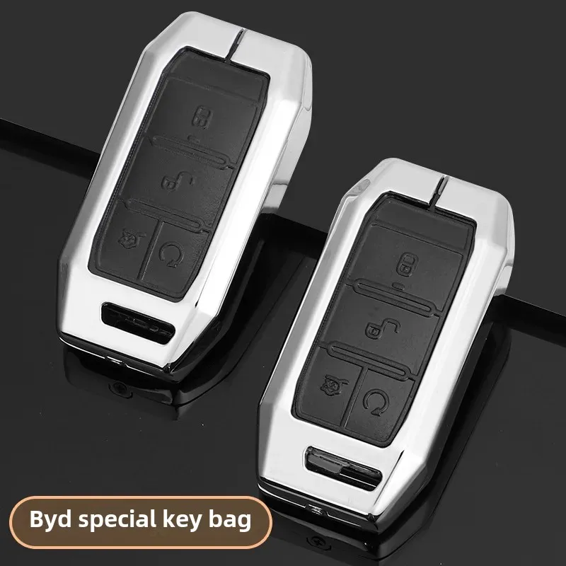 Biyuan S453 Key Cover Suitable for BYD Tang Dm Qin plus Shell Song Max Han F3 S6 Quick Sharp Key Bag Buckle Car Key Case