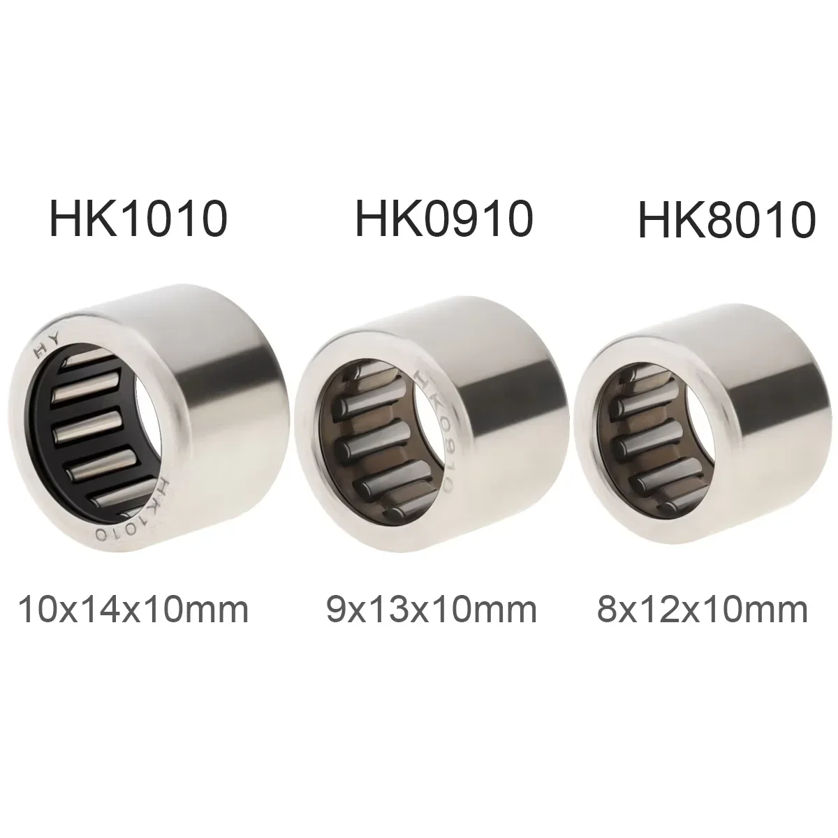 Rolamento de agulha de rolo HK 0810 0910 1010 HK0810 HK0910 HK1010 Rolamento de rolo de agulha de copo desenhado de anel externo