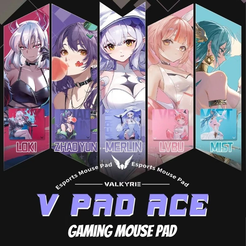

VALKYRIE VK V PAD ACE Профессиональный коврик для мыши для киберспорта с теплопередачей игровая специальная серия IP коврик для мыши игровые аксессуары