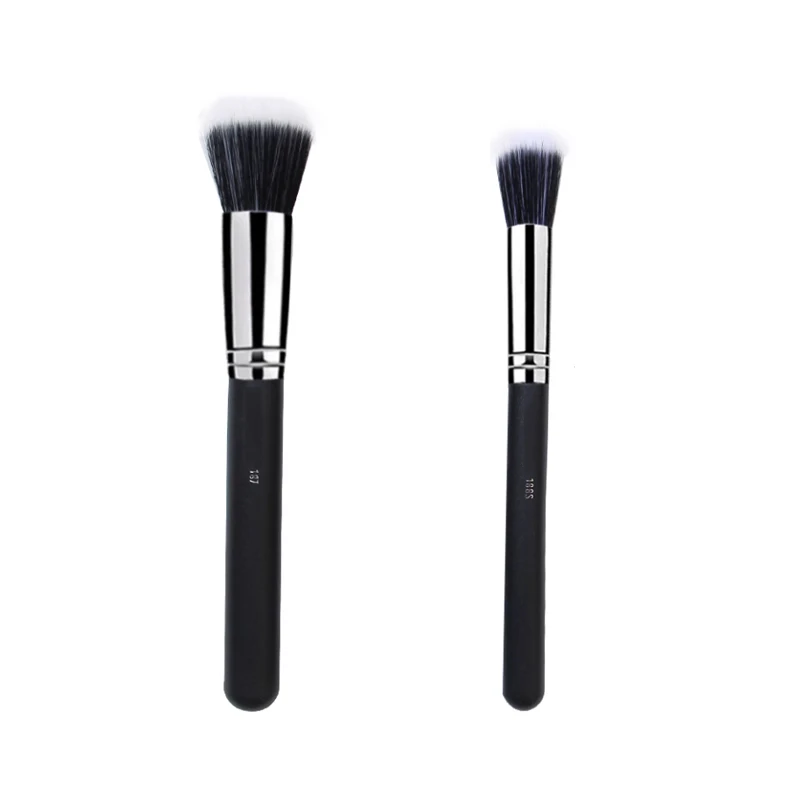 187/188S Round Head Stippling Brush Powder Blush Brush Multi-Function Loose Powder Highlight Stippling Makeup Brush Makeup Tool