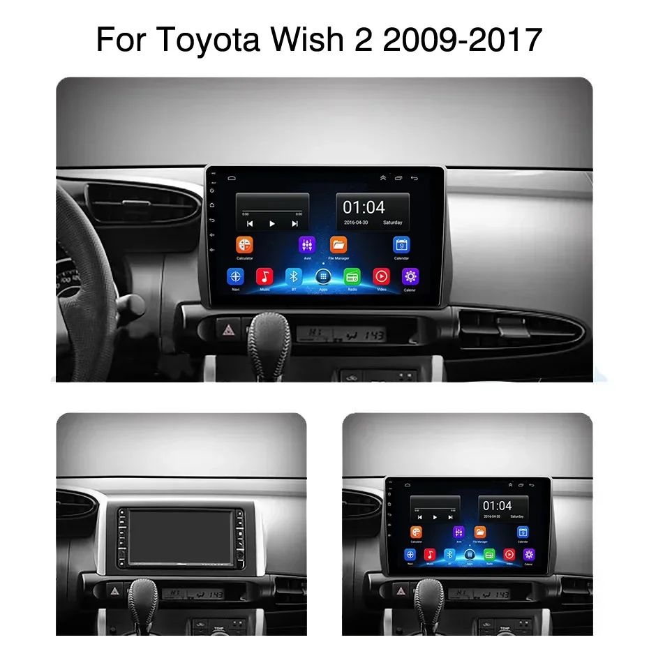 

8GB+128GB Android 13 Radio For Toyota Wish 2 2009 2010 2011-2017 Car stereo Multimedia Player Carplay Auto GPS navigation 2DIN