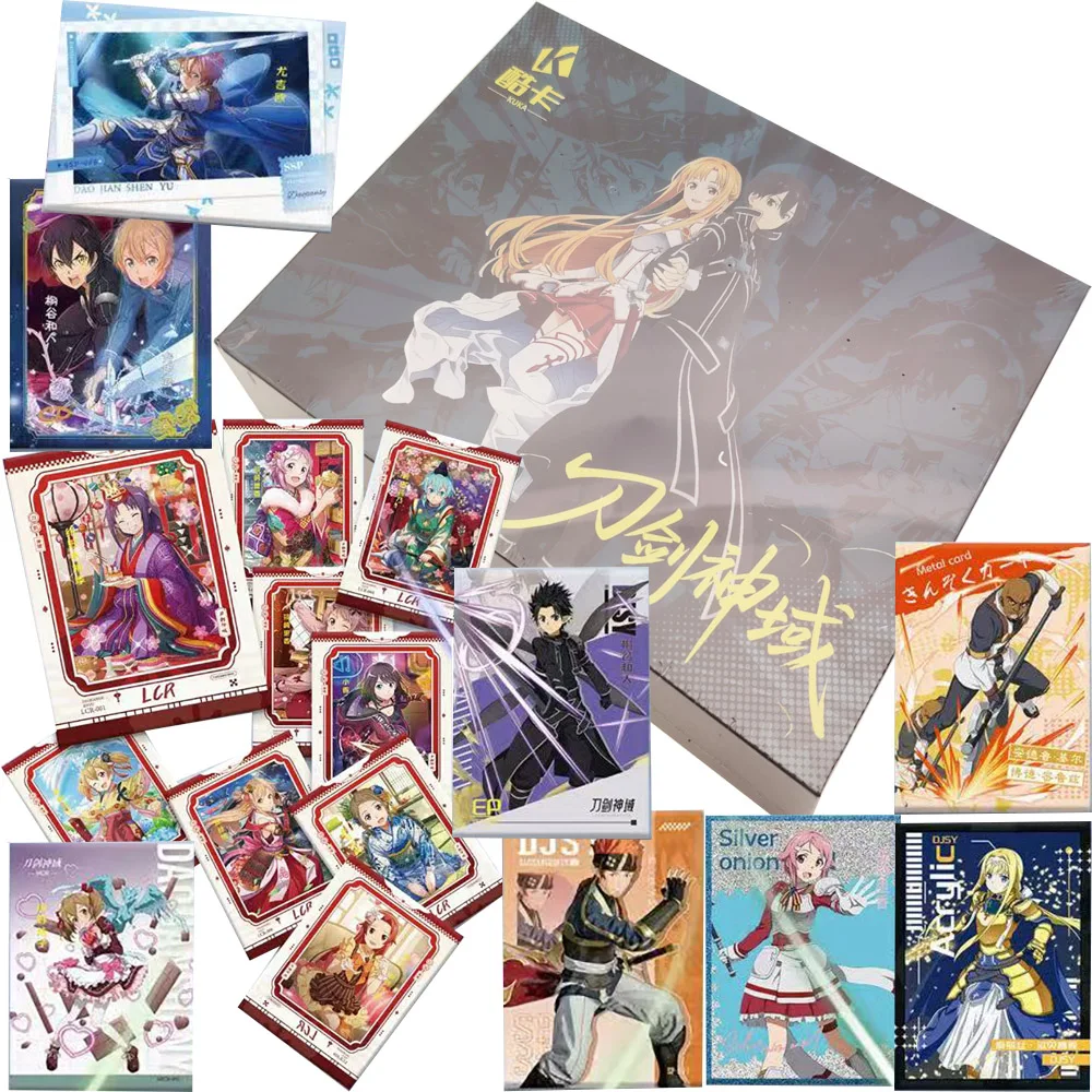 Sword Art Online ‌ Tarjetas Coleccionables Creativas y Modernas, Anime de Batalla de Alta Emoción, Personajes Exclusivos y Exquisitos, Tarjetas de Regalo