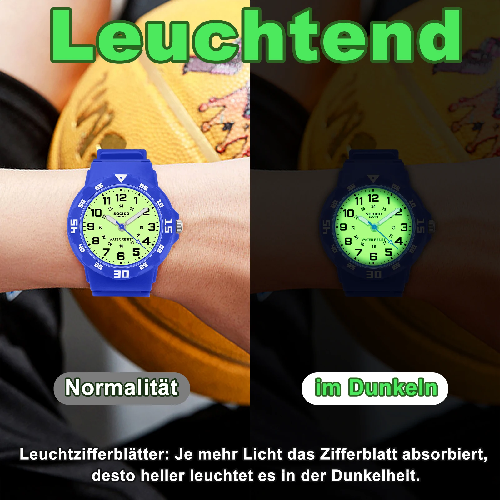 SOCICO Student Sport Watches For Kids Colorful Electronic Watches Waterproof Clock Children Digital Watch For Boys Girls