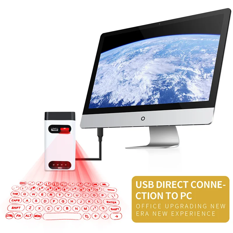 AOLIVIYA Bluetooth Infrared Wireless Virtual Laser Projection Keyboard For Computer Mobile Phone Touch Specialty Tools