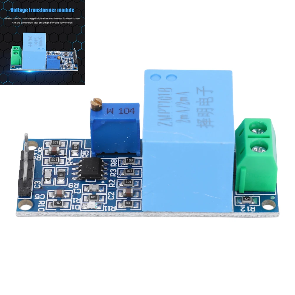 ZMPT101B Modulo trasformatore di tensione attivo Scheda di acquisizione segnale sensore di tensione di uscita monofase per elettrodomestici