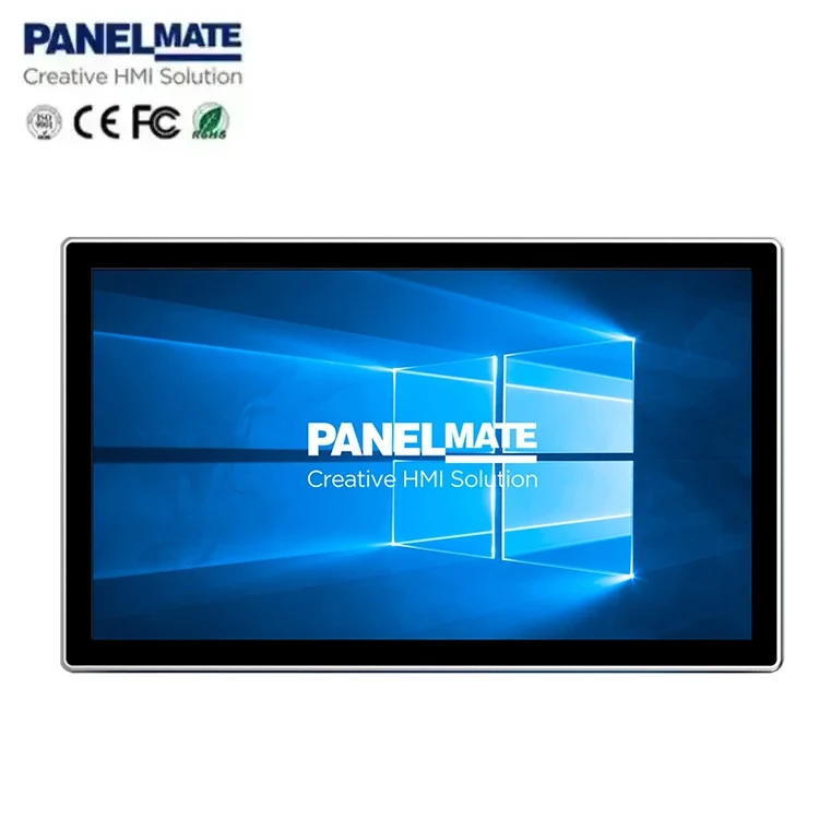27-Inch Industrial LCD Capacitive Display VGA Interface Full HD IP65 Waterproof USB Touch New Condition Industrial Monitor