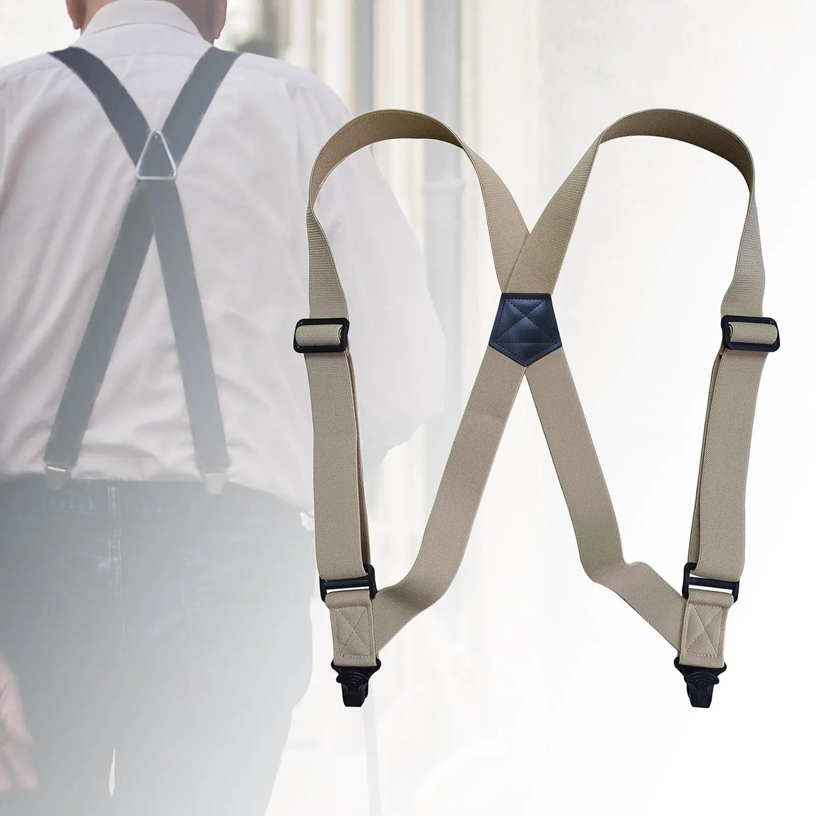 Bretelles à la mode pour hommes, bretelles élastiques utilitaires, short, bretelles réglables pour groupe de danse d'affaires, voyage de rue, déplacements