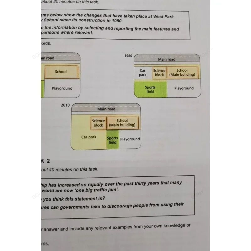 캠브리지 공식 가이드 IELTS 영어 학생 도서, 일반 교육 컬러 인쇄 버전