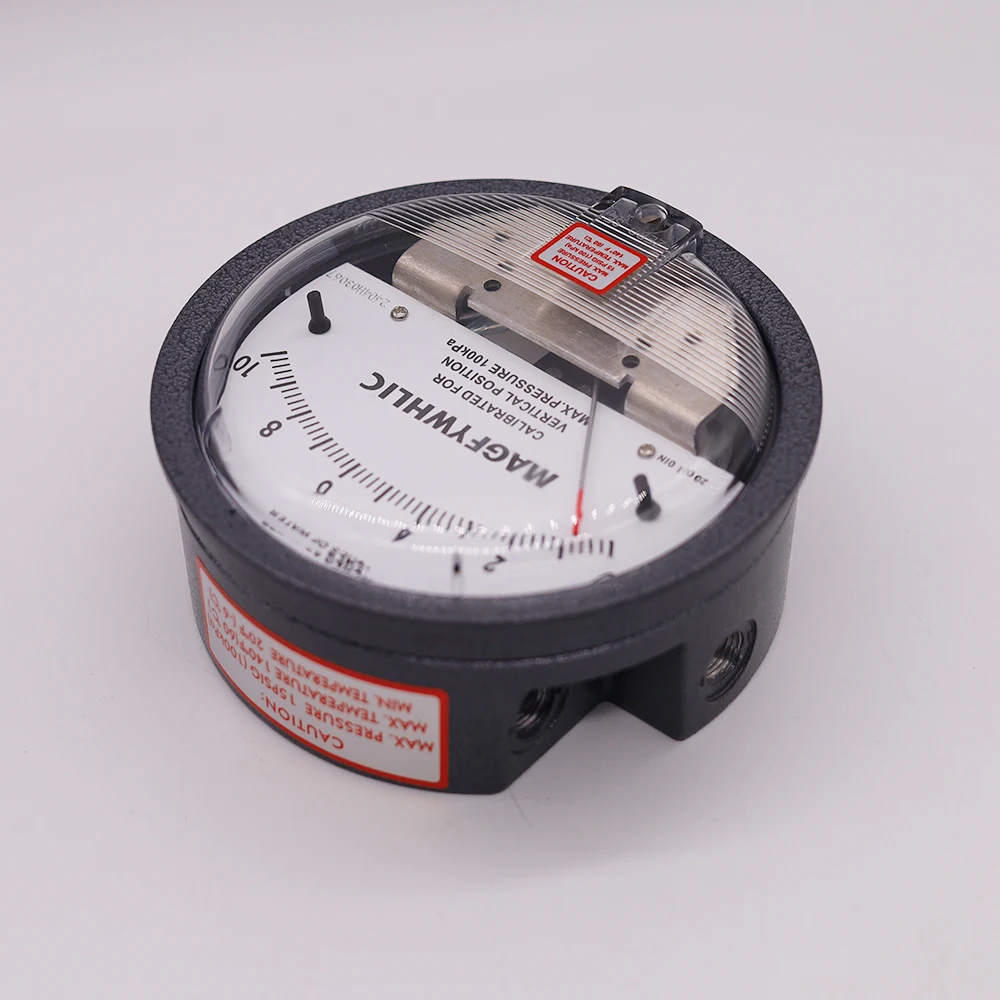 0-3 0-4 0-5 0-8 0-10 0-15 0-20 INCHES OF WATER Pressure gauge Differential pressure meter Pressure difference gauge