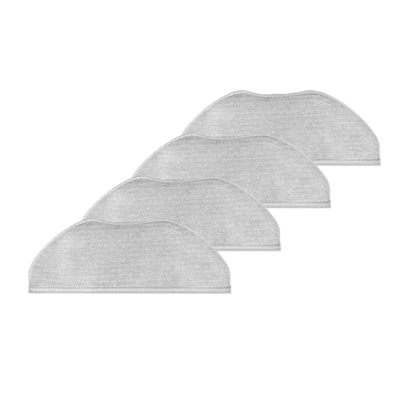 2025 New4pcs Mop Cloth For Tefal Rowenta X-Plorer Serie 95 RG7975WH RG7987WH Robotic Vacuum Cleaner Spare Replacement Parts