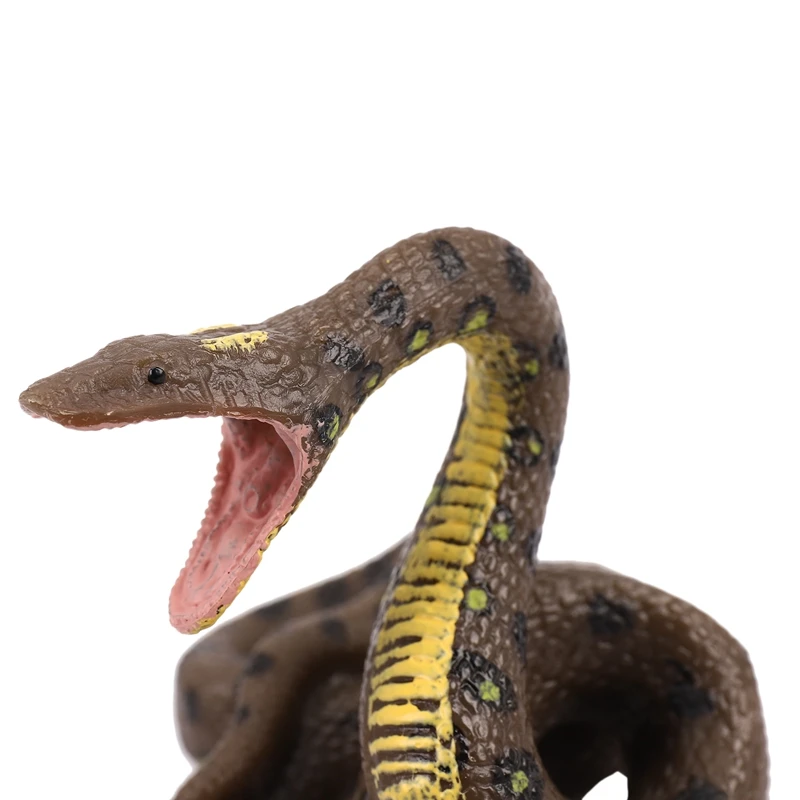 Giocattolo per bambini modello serpente simulazione rettile pitone gigante grande pitone animale selvatico modello serpente