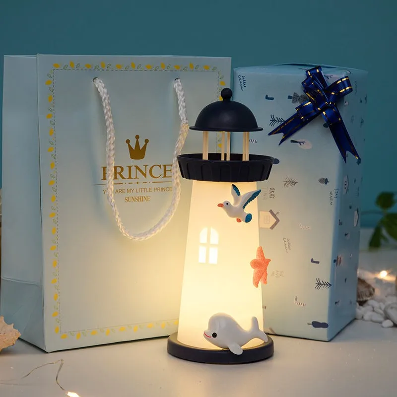 

Dolphin Starfish Sailing Christmas Creative Night Light Junior Birthday Gift For Boys Girls Students Bedroom Home Decoration