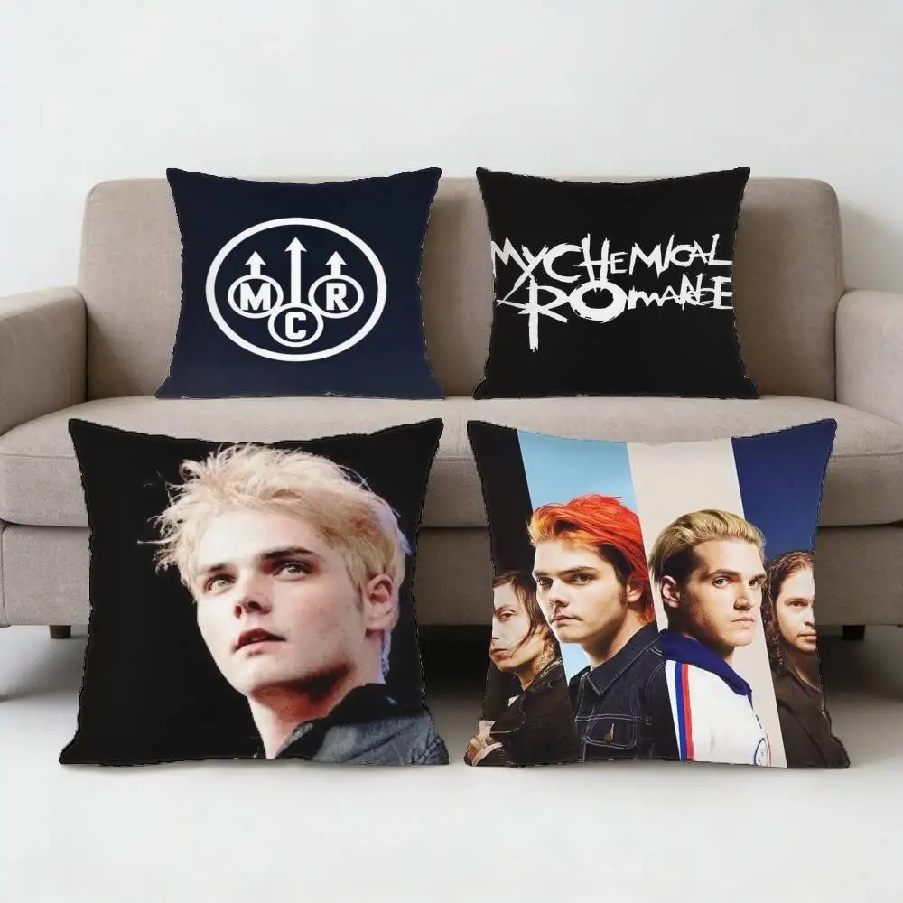 

MCR M-My C-Chemical R-Romance Band Pillow Case Sofa Living Room Bedroom Headboard Backrest Cushion Square Cushion Nap Time