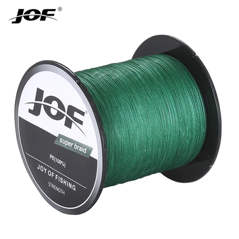 JOF Плетенная рыболовная леска 4 нити 8-80lb 300м