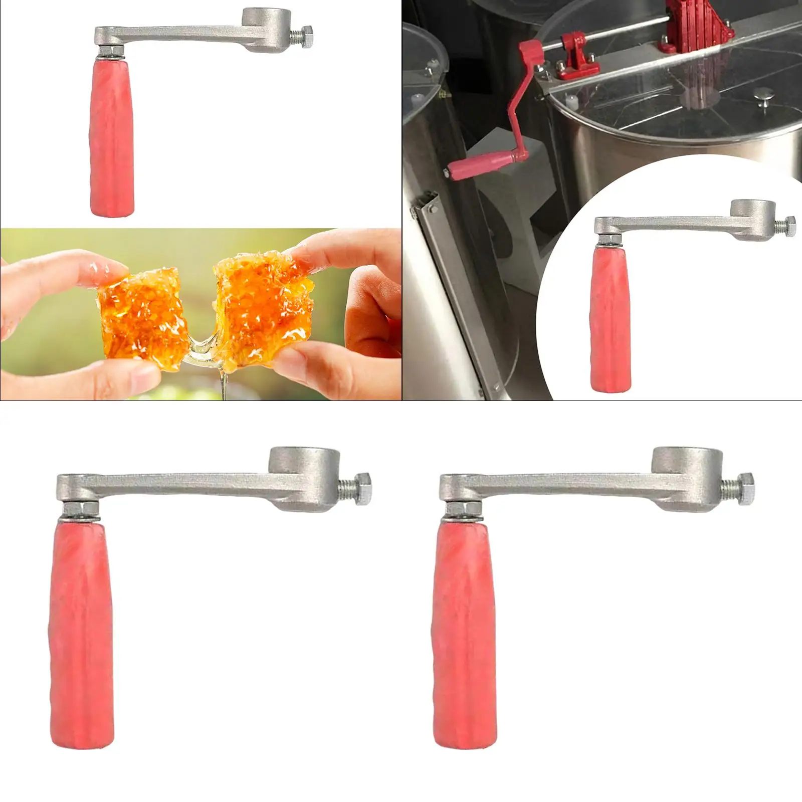 Honey Extractor Handle Accessory Aluminum Practical Premium Repair Durability Maintenance Replacement Beekeepings Supplies